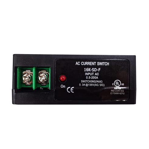 AC Current Switch Transducer Input 0.5A-200A Switching Max 0.3A@135V AC/DC Solid Core Self-Powered?16K-SD-NO-F?...