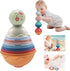 Stacking Cups Toys, Baby Bath Stacking Toy with Baby Rattle for Toddlers 1-3, Infant Montessori Toys for Babies 6-12 Months, 8 Pcs with Numbers, E...
