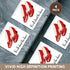 3dRose CST_108339_3 Its All About The Shoes Ceramic Tile Coasters, (Set of 4)...