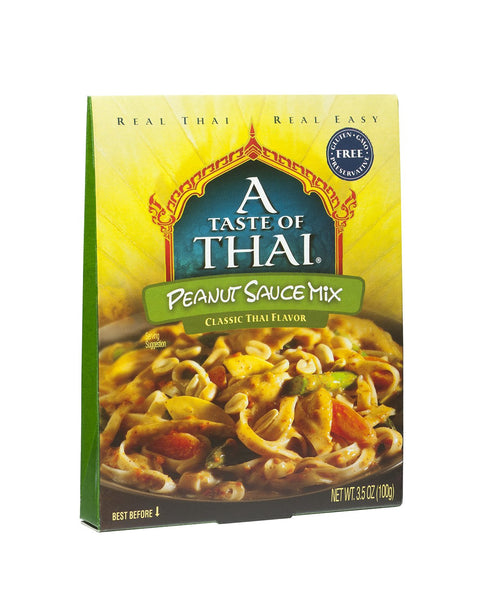 A Taste of Thai Peanut Sauce Mix, 3.5 oz Box, 6 Piece...
