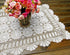 Damanni Cotton Handmade Crochet Lace Table Runner Doilies Dresser Scarves for bedrooms,19 Inch by 35 Inch?White...