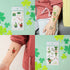 10 Sheets St. Patrick’s Day Temporary Tattoos,Lucky Shamrock Leprechaun Glow in The Dark Tattoos Green Clover Irish Designs Paint Art Luminous Tat...