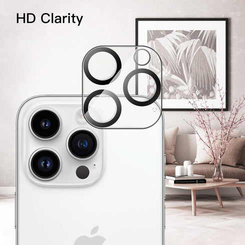 JETech Camera Lens Protector for iPhone 14 Pro 6.1-Inch and iPhone 14 Pro Max 6.7-Inch, 9H Tempered Glass, Anti-Scratch, Case Friendly, Does Not A...