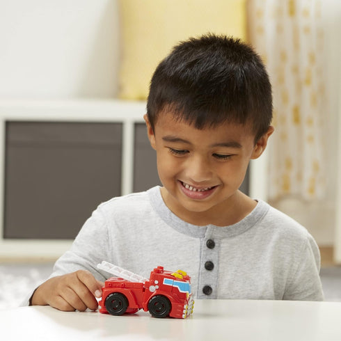Transformers Playskool Heroes Rescue Bots Academy Team Heatwave The Fire-Bot Converting Toy, 4.5-Inch Action Figure, Ages 3 and Up...