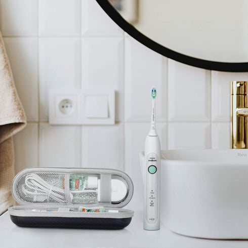 Hard Travel Case for Oral-B/Oral-B Pro 1000 1500 5000 7000 6000 9600 Smartseries/Philips Sonicare 4100 6100 5100 6500 7500/iO Series 4 7 8 9 Elect...