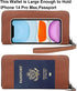 Lavemi Women's RFID Blocking 100% Leather Large Capacity Zip Around Wallet Phone Holder Clutch Travel Purse Wristlet...