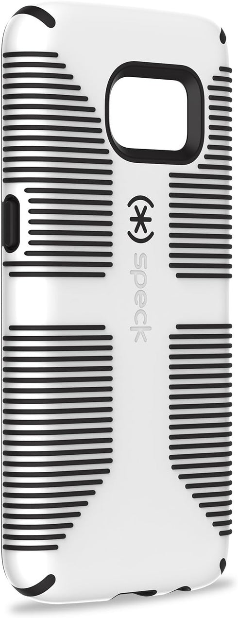 Speck Products Samsung Galaxy S7 Case, CandyShell Grip Case (White/Black), Military-Grade Protective Case...