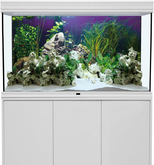AWERT 36x18 inches Aquarium Background Seagrass Aquarium Background Stone River Bed & Lake Fish Tank Background Vinyl Background...