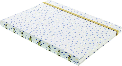 Filofax Refillable Notebook, A5 Size, Indigo Collection, 8.25" x 5.75", Rain (B115113U)...