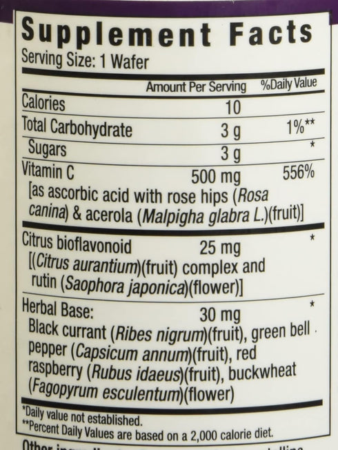 NutritionWorks Vitamin C Chewable, Supports Immune System, Potent Antioxidants, 50 Servings...