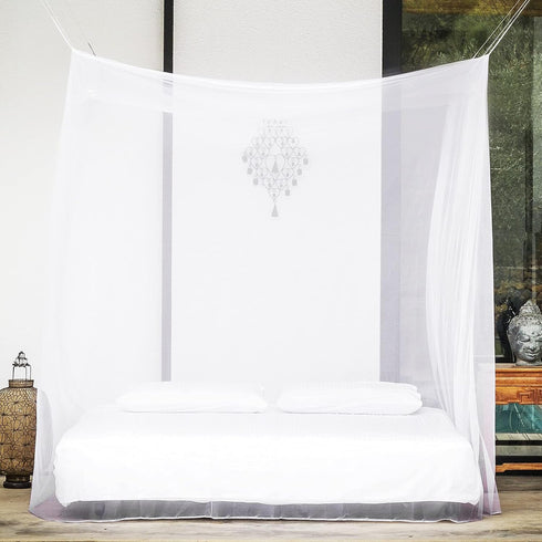 Mosquito Net with Carry Bag, Large 2 Openings Netting Curtains for Camping, Bedding, Patio Hammock...