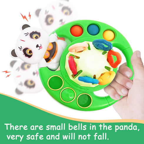 Montessori Toys for Babies 18 Months, Baby Sensory Toys for Toddler 1 2 Year Old Birthday Gifts, Soft Silicone Pull String Fidget Educational Lear...