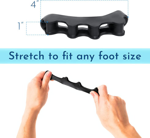 Toe Separators for Functional Fitness Athletes - Toe Straighteners for Foot Pain Relief and Plantar Fasciitis - Fix Feet - Fix Toes - Fix Bunions ...