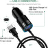 Samsung Car Charger 48W Super Fast USB C Android Car Phone Charger Adapter Cigarette Lighter Charger with Type C Cable Fast Charging for Samsung G...