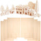 6 Pcs Balsa Wood Sheets Thin Basswood Unfinished Basswood Sheets Hobby Wood Plywood Board for DIY Mini House Boat Airplane Model (300 x 200 x 1.5 ...