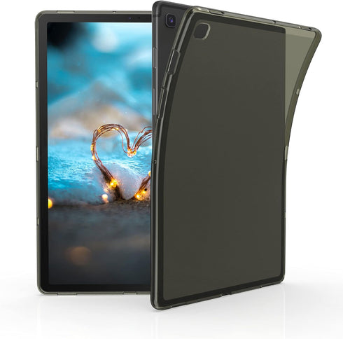 kwmobile Case Compatible with Samsung Galaxy Tab S5e Case - Soft TPU Back Protector Cover for Tablet - Black/Transparent...
