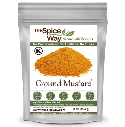 The Spice Way Ground Yellow Mustard Seed - 8 oz...