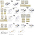 Lsgoodcare 472Pcs 6.3MM 1 2 3 4 6 8Pin Automotive Electrical Wire Connector Male Female Socket Plug and Pin Header Crimp Wire Terminals Box Kit fo...