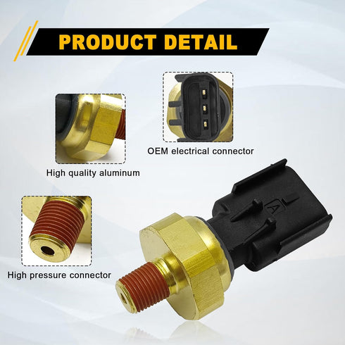 Engine Oil Pressure Sensor Sender Switch Compatible with Chrysler 200 Aspen Pacifica Jeep Grand Cherokee Dodge Magnum Avenger Ram 1500 2500 3500, ...