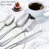 Coffee Spoons, Mini Espresso Spoons, Set of 16 Top Food Grade Stainless Steel Spoons Silverware Set, Tea Spoons, Dessert Spoons, Flatware Small Sp...