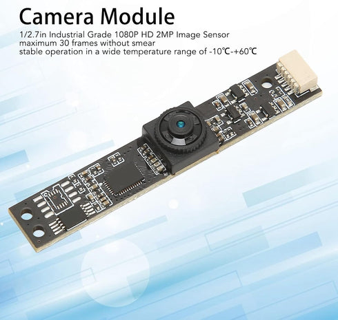 USB Camera Module, 7mm Ultra Thin, 2MP Camera Module, 1080P HD PX, 1/2.7in Industrial Grade COMS Sensor, USB Plug and Play...