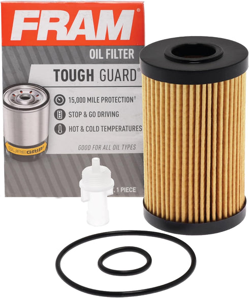 FRAM Tough Guard Replacement Cartridge Oil Filter TG10295, Designed for Interval Full-Flow Conventional and Synthetic Oil Changes Lasting Up to 15...
