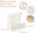 Pop Fizz Designs Flower Girl Proposal Box Set (2 Pack) | Marble Style...
