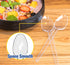 POSATE 7.1" Plastic Spoons (60 Count), Heavy Duty Clear Disposable Spoons...