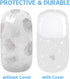 B BELK Case for Apple Magic Mouse 1&2, Clear Glitter Ultra Thin Drop-Resistant Protective Plastic Hard Case Compatible with Apple Mouse, Sparkly T...