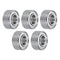 uxcell 5pcs 684ZZ Miniature Deep Groove Ball Bearings 4x9x4mm Double Shielded Bearings for Electric Motor, Home Appliances, Garden Machinery, P5 (...