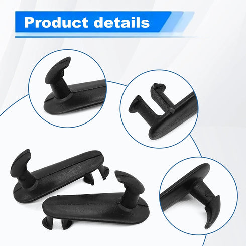 4Pcs Car Floor Mat Clips Floor Carpet Clips Fixing Hooks Compatible with Toyota Lexus Cargo Fastener, Cargo Mat Clip Accessories Black...