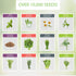 NatureZ Edge 12 Herb Seeds Variety Pack, 6000+ Heirloom Seeds for Planting Hydroponic Indoor or Outdoor Home Garden Plant Seed, Parsley, Cilantro,...