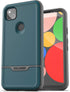 ENCASED Pixel 4a Case with Screen Protector (Rebel Shield) Rugged Full Body Protective Cover with Build-in Screen Guard for Google Pixel 4a - Blue...