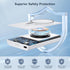 Magnetic Wireless Charger for iPhone: Portable Power Bank 5000mAh - Detachable Mag-Safe Battery Pack Compatible with iPhone 15 14 13 12 Pro Max Pr...