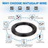 20 awg Wire 20/2 Gauge Electrical Wire 2 Conductor Extension Cable 30 Foot UL2464 DC 5V/12V/24V/300V Oxygen Free Stranded Tinned Copper Wire Low V...