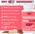 Sublingual Mushroom Complex 4000mg, 18-in-1 Lions Mane Mushroom Supplement with Reishi, Cordyceps, Chaga, Turkey Tail & Seaweed, Mushrooms for Imm...