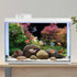 AWERT 48x20 inches Seagrass Aquarium Background Pink Aquatic Plant River Bed & Lake Fish Tank Background Vinyl Background...