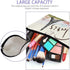 Fantastic Eiffel Tower Paris Romantic France Makeup Bag Large Capacity Portable Toiletries, Cosmetic Bag Pouch for Women, Travel Make Up Bag Organ...