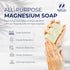 Dead Sea Magnesium Soap Bar – Deep Cleansing, Moisturizing Body Soap for Dry Itchy and All Skin Types – Shower Soap Soothes Muscles and Joints – A...