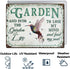 Wander Prints Birthday Gardener Gift for women, men Mom, Dad, Grandma, Grandpa Who Love Garden -Christmas House Warming Gift Hummingbird Metal Sig...