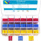Qibaok 300 PCS Butt Splice Crimp Connectors Insulated Electrical Straight Wire Terminal Connectors 10-22AWG...