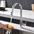 Kitchen Sink Faucet Head Replacement - Chrome Kitchen Faucet Spray Head with 10 Adapters, Stainless Steel Pull Out Kitchen Faucet Replacement Spra...