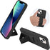 LAUDTEC Silicone Kickstand Case Compatible with iPhone 13, Vertical and Horizontal Stand Hand Strap Metal Kickstand Cover, Flexible Soft Liquid Si...