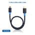 Cable Matters Braided Short USB C to Micro USB Cable 1 ft (Micro USB to USB-C Cable, USB Type C to Micro USB Cable) in Black......