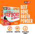 LonoLife Beef Bone Broth Powder Mix | Grass-Fed, 10g Protein | Collagen-Rich, Keto & Paleo Friendly | Natural Ingredients | 10 Single-Serve Cups...