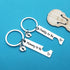 Xiahuyu Pregnancy Announcement Keychain - Silver - Modern - Parenthood - Unisex Adult - New Parents, Expectant Parents...