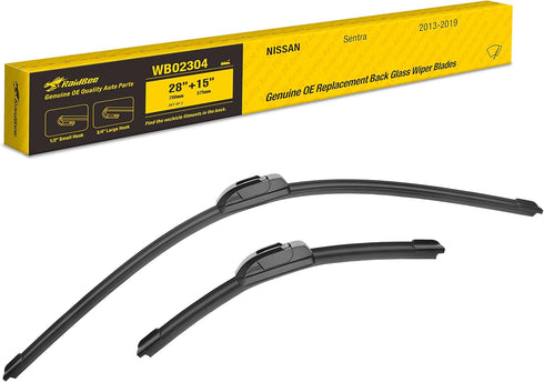 Oem Windshield Wiper Blade Replacement for NISSAN Sentra 2013-2019 Front Windshield Wipers for My Car,Automotive Replacement Windshield Wiper Blad...