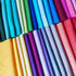 Quilting Fabric, 50 Pcs Fat Quarter Fabric Bundles 8" x 8" (20cm×20cm) Solid Colors Pure Cotton, Precut Squares Sewing Quilting Patchwork Scraps f...