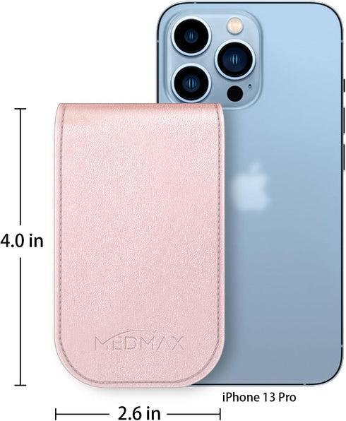 PU Leather Protective Case for Freestyle Libre 3 2 / Libre Reader, Lightweight Shockproof Diabetic Storage Carrying Case with Carabiner Clip and H...