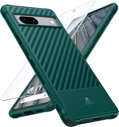 FNTCASE for Google Pixel 7a Case: Slim Durable Shockproof Protective Cell Phone Cases | Matte Textured TPU Bumper | Hybrid Rugged Military Drop Pr...